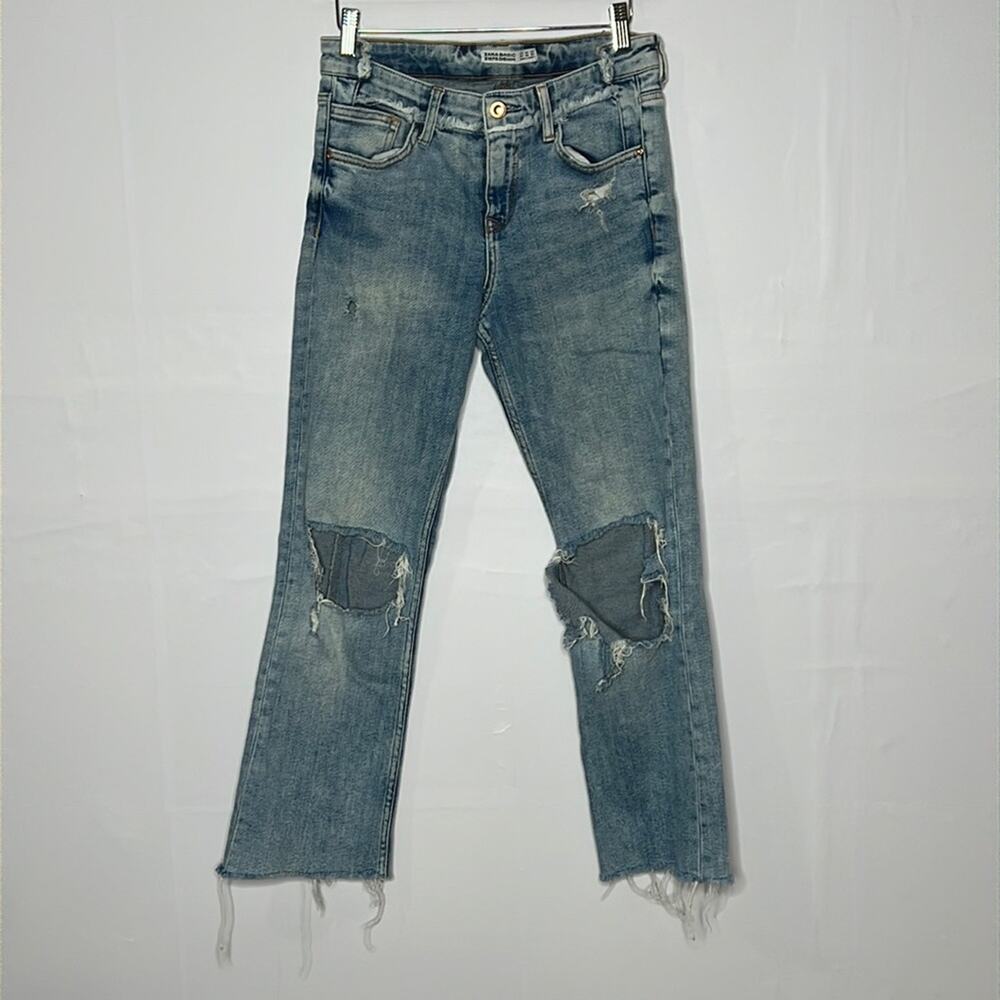 Zara distressed, jeans size 2